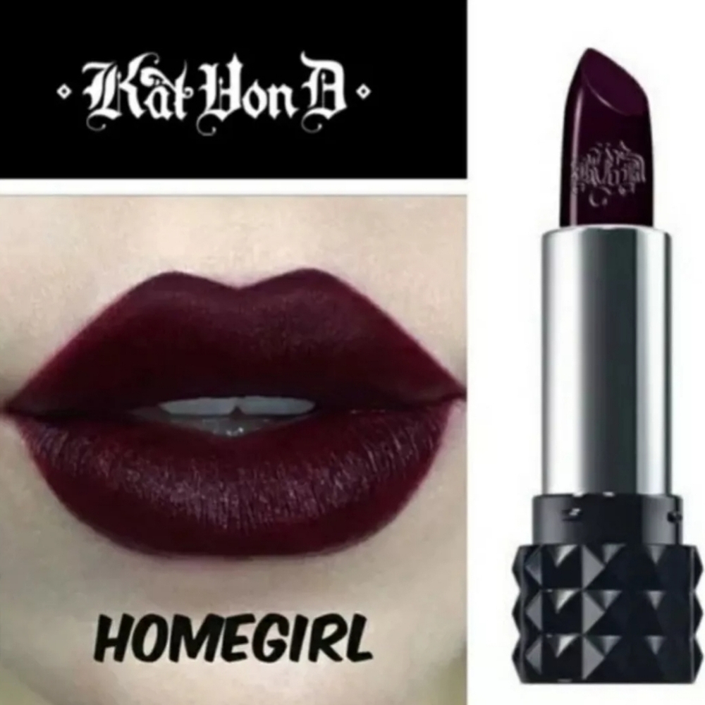 AUTHENTIC and NEW STUDDED KISS CREAM LIPSTICK - HOMEGIRL .10oz